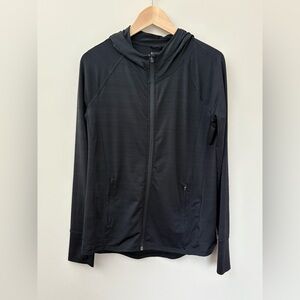 Athleta Pacifica Illume Full Zip Jacket Size Small Black